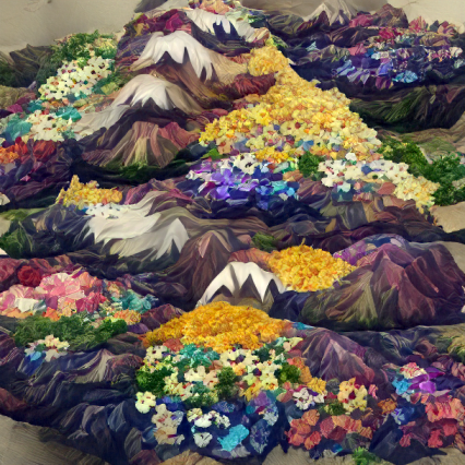 2022-05-26 16-30-21 i250; mountains made of flowers